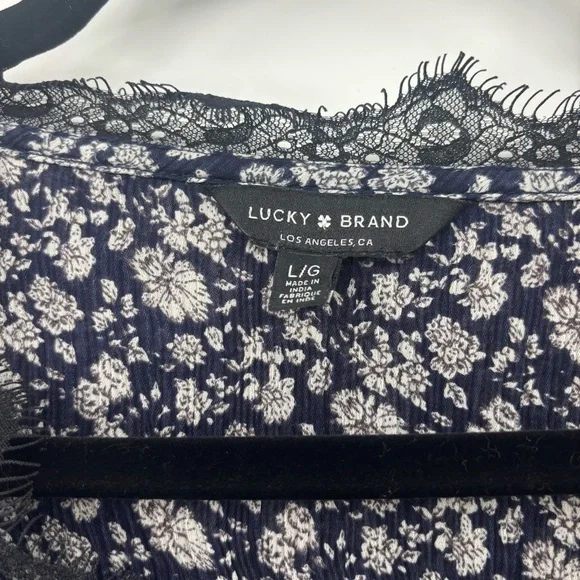 Lucky Brand Embroidered Tunic Top - Picture 8 of 10